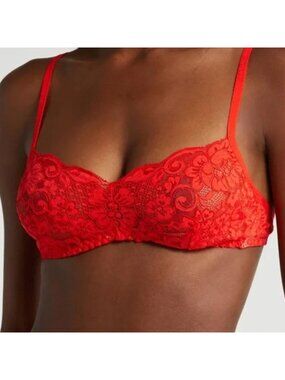 Free People HAH Revolve Hook Up Bra Blood Orange D30-38 NWT #80213